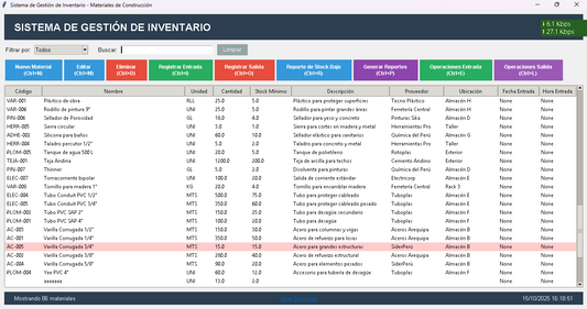 Sistema Pequeño de Gestión de Inventario Profesional - Software Completo con Base de Datos SQLite