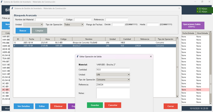 Sistema Pequeño de Gestión de Inventario Profesional - Software Completo con Base de Datos SQLite