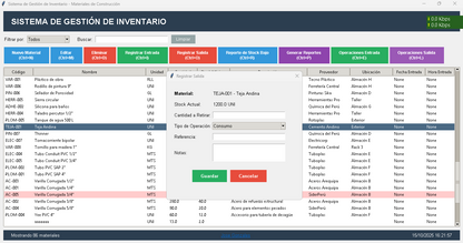 Sistema Pequeño de Gestión de Inventario Profesional - Software Completo con Base de Datos SQLite